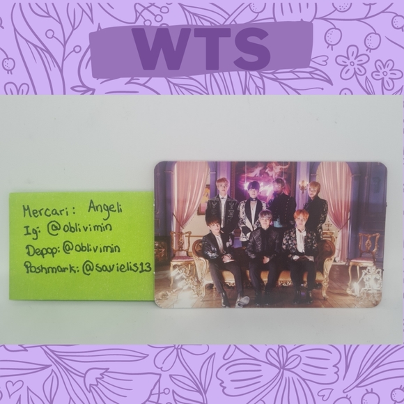Official BTS Memories of 2016 Blood Sweat & Tears Photocard